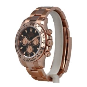 rolex daytona cosmograph 116505 everose gold black dial replica 3