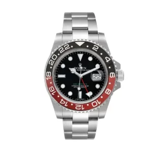 rolex gmt master ii red black dial coke 16710 1 2