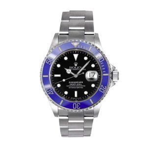 rolex submariner date 16610 black dial replica