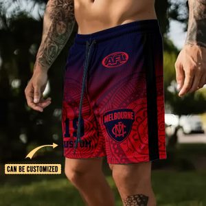 Melbourne Demons Personalized Short Pants Gift For Fans