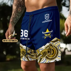 North Queensland Cowboys Personalized Short Pants Gift For Fans v4
