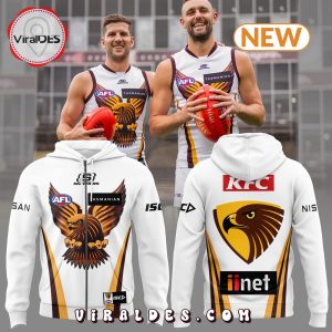 special new afl hawthorn hawks white hoodie 2 DNYGf