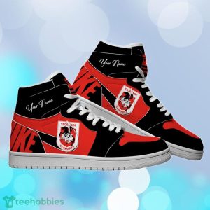 st george illawarra dragons custom name nrl air jordan hightop best gift for fans