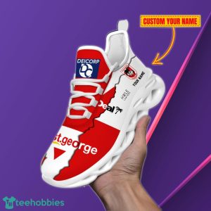 st george illawarra dragons personalized name nrl max soul shoes unique gift for fans 1