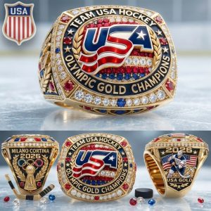 Team USA Hockey Olympic Gold Medalists 2026 Deluxe Championship Ring