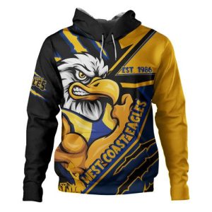 AFL Port Adelaide Travis Boak Pullover Hoodie West Coast Eagles Hoodie Battlefield Glory Gear