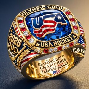 USA Hockey Olympic Gold 2026 Team USA Victory Luxury Championship Ring