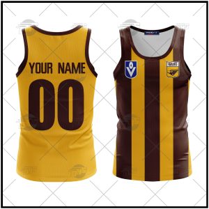 Brisbane Broncos Hooded Tank Top Gift For Fans Personalized Hawthorn Football Club Vintage Retro AFL Tank Top 90s For Men Women