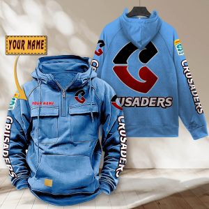 auspiritmerch crusaders personalized sports hoodie zipper gift for fans o9no2