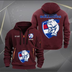 auspiritmerch western bulldogs personalized sports hoodie zipper gift for fans noaim