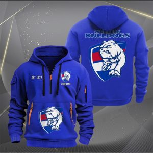 auspiritmerch western bulldogs personalized sports hoodie zipper gift for fans sl9ho