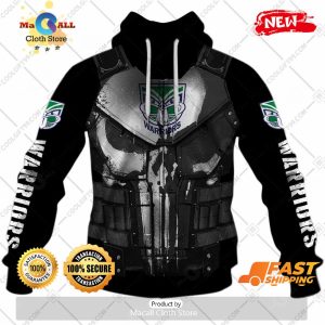 hot personalized nrl new zealand warriors punisher hoodie sweatshirt 3d 2 pyGON