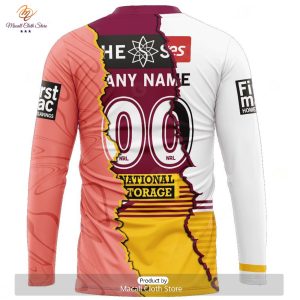 personalize nrl brisbane broncos special mix jersey hoodie sweatshirt 3d 4 mnWbE