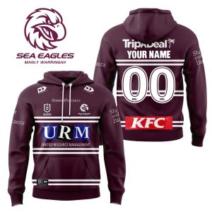 Manly Warringah Sea Eagles 2025 Personalized Limited Hoodie