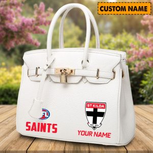 AFL Personalized Lady Leather HandBag For Fan – aflthb17