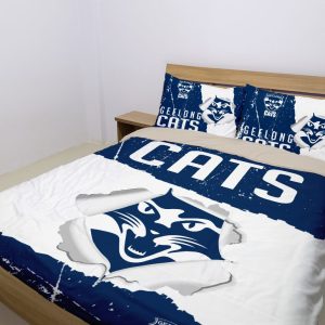 AFL Geelong Cats Big Logo Doona Cover 2 4