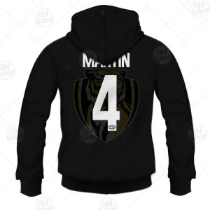 MON AFL20 Richmond001 hoodie zip back