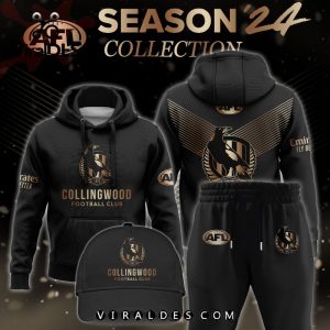 afl collingwood magpies gold premier 2024 hoodie jogger cap 1 cZ9gd