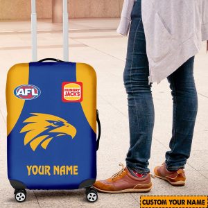 afl west coast eagles custom name 2024 home jersey luggage cover 4212