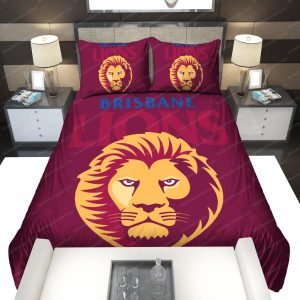 brisbane lions logo bedding sets 3