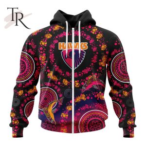 customized afl hawthorn football club special pink breast cancer design hoodie 3d 2 pUovz