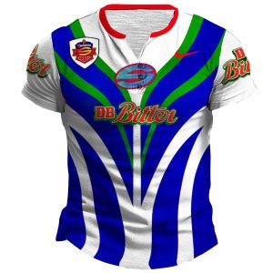 Personalise AUCKLAND WARRIORS 1997 Super League Vintage Retro Jerseys Henlley Shirt