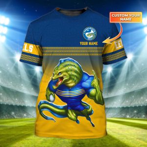 Parramatta Eels NRL Personalized Name 3D Tshirt