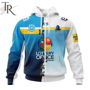 personalized nrl gold coast titans home mix away kits hoodie 2 CwuLh