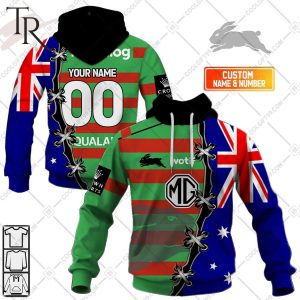Aaron Nola Philadelphia Phillies 3D Printed Hoodie/Zipper Hoodie Personalized NRL South Sydney Rabbitohs Home Jersey Mix Flag Hoodie