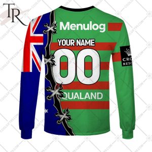 personalized nrl south sydney rabbitohs home jersey mix flag hoodie 8 6fO5C