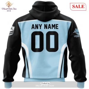 sale nrl personalized cronulla sutherland sharks special sideline design hoodie sweatshirt 3d 3 gYLkA