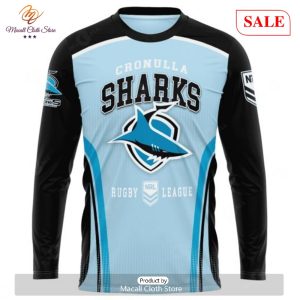 sale nrl personalized cronulla sutherland sharks special sideline design hoodie sweatshirt 3d 4 8GHz8