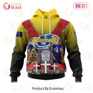 Super Rugby Wellington Hurricanes Specialized Anzac Jersey Concepts 3D Hoodie Gift For Fans