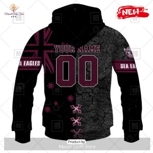 new personalized nrl manly warringah sea eagles flag design hoodie sweatshirt 3d 6 dn1I6