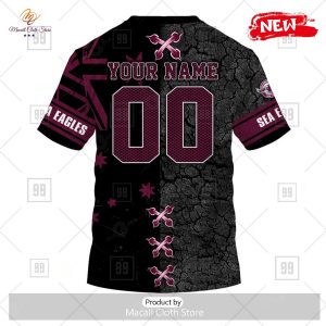 new personalized nrl manly warringah sea eagles flag design hoodie sweatshirt 3d 7 oOHSt