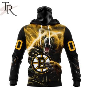 nhl boston bruins fear the bear special design hoodie 4 8fpjF