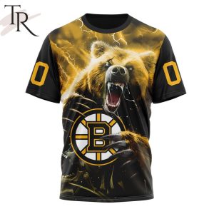 nhl boston bruins fear the bear special design hoodie 8 eWdwh
